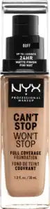 NYX PROFESSIONAL MAKEUP Foundation Can't Stop Won't Stop 24-Hour Buff 10