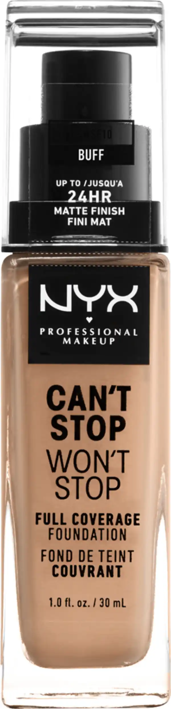 Bild 1 von NYX PROFESSIONAL MAKEUP Foundation Can't Stop Won't Stop 24-Hour Buff 10