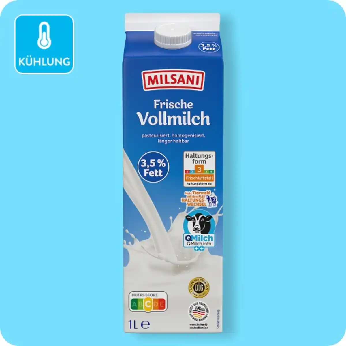 Bild 1 von MILSANI Frische Milch, 3,5% Fett