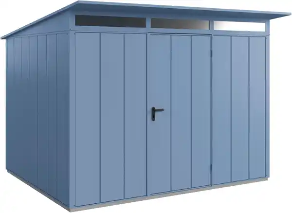 Bild 1 von EcoStar Gerätehaus Elegant-P Typ 3 taubenblau 312,7 x 283,4 x 232,3 cm