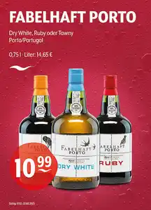 FABELHAFT PORTO Dry White, Ruby oder Tawny Porto/Portugal