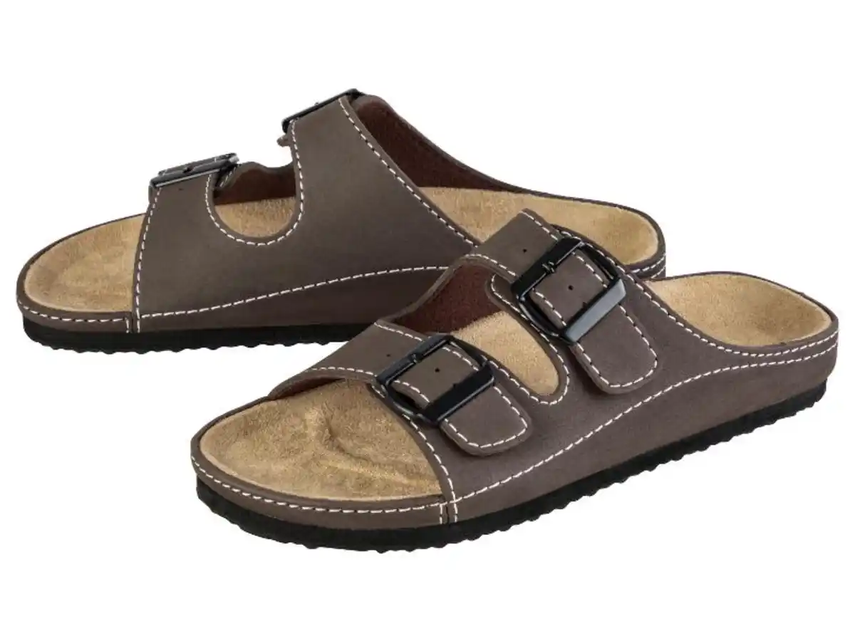 Bild 2 von LIVERGY® Herren Pantoletten, mit verstellbaren Schnallen