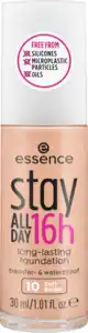 essence Foundation Stay All Day 16h Long-Lasting 10 Soft Beige