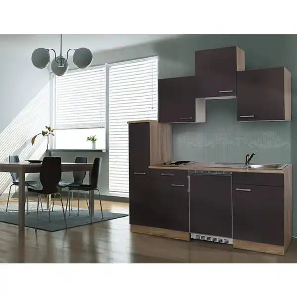 Bild 1 von RESPEKTA Singleküche »KB180ESGC«, mit E-Geräten, Gesamtbreite: 180 cm