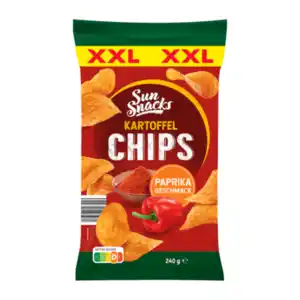 SUN SNACKS Kartoffelchips XXL 240g