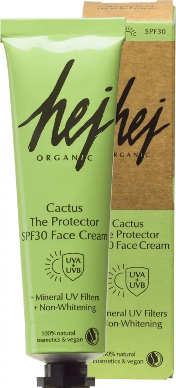 Bild 1 von hej ORGANIC Gesichtscreme Cactus The Protector LSF 30