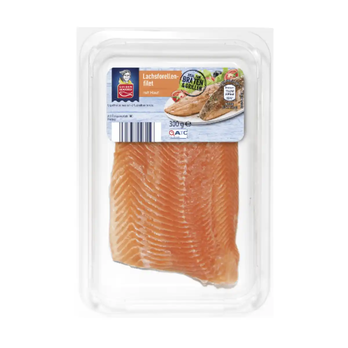 Bild 2 von GOLDEN SEAFOOD Lachsforellenfilet 300g
