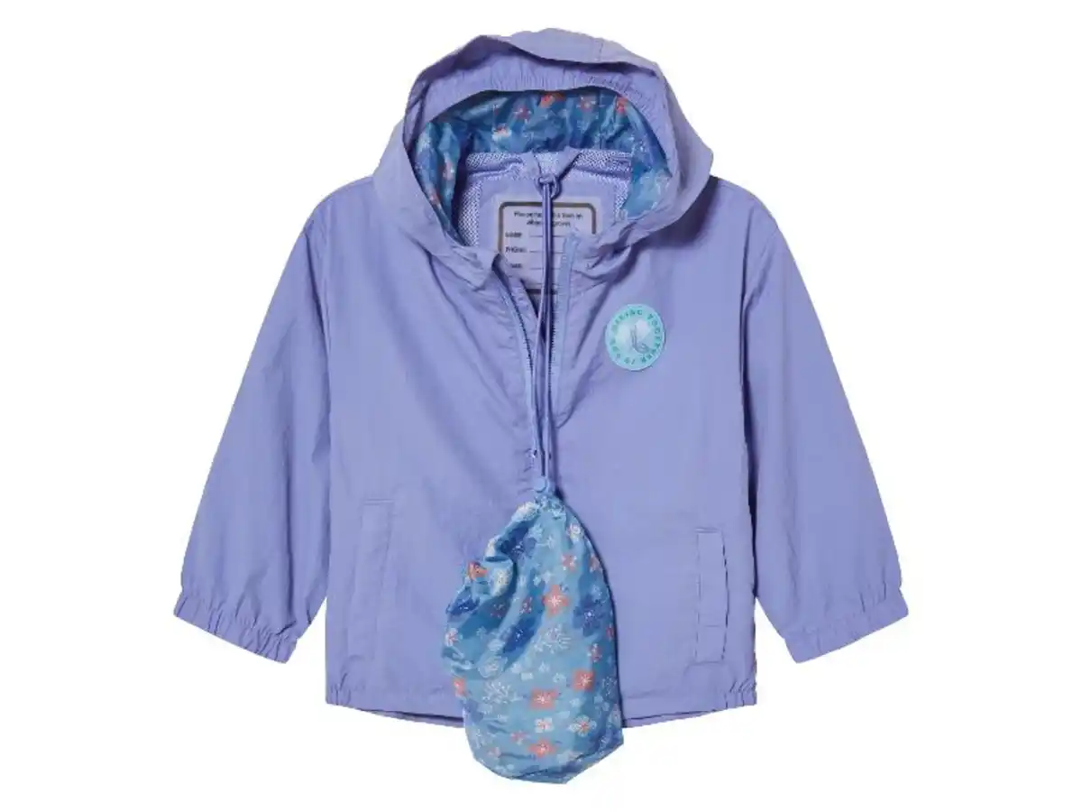 Bild 2 von lupilu® Kinder Funktionsjacke, wasserabweisendes Obermaterial