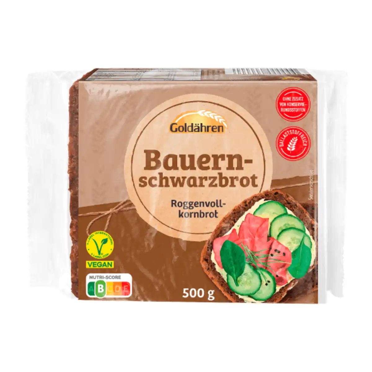 Bild 1 von GOLDÄHREN Bauernschwarzbrot 500g