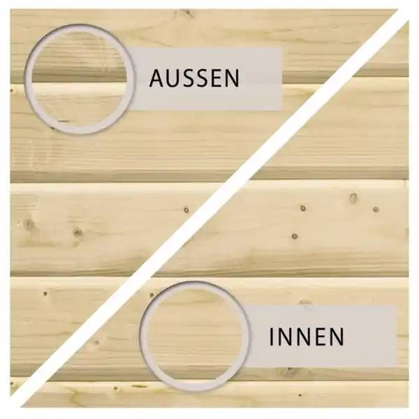 Bild 4 von KARIBU Sauna »Selena«, inkl. Saunaofen mit integrierter Steuerung, für 4 Personen