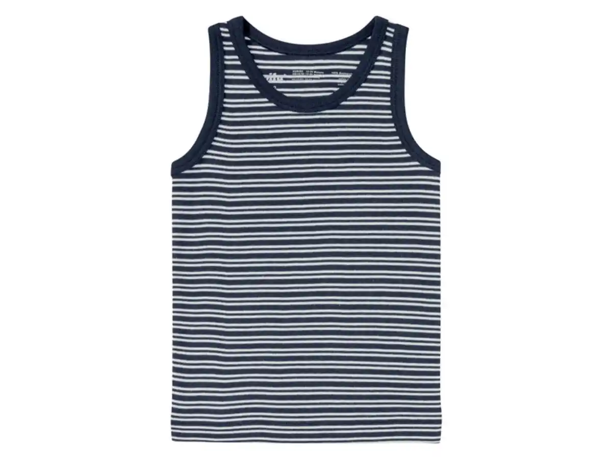 Bild 4 von lupilu® Kleinkinder Unterhemd, 3 Stück, aus reiner Baumwolle