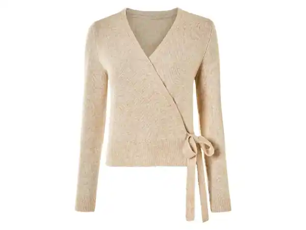 Bild 2 von esmara® Damen Wickelcardigan, mit Wollanteil