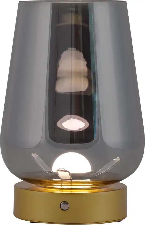 Bild 1 von Light & More LED Akku-Tischleuchte Luisa gold dimmbar