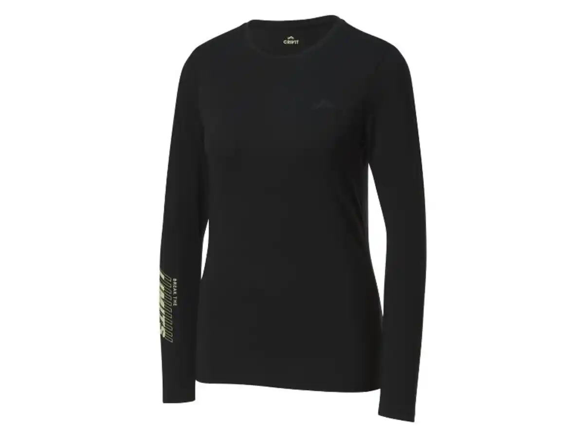 Bild 4 von CRIVIT Damen Funktionsshirt, langarm, mit Rundhalsausschnitt
