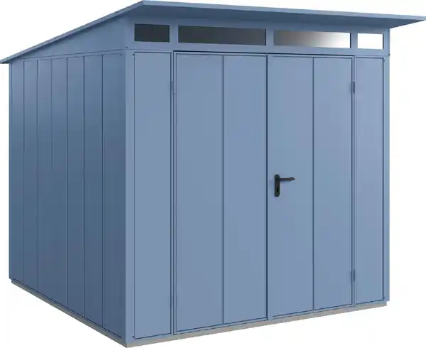 Bild 1 von EcoStar Gerätehaus Elegant-P Typ 2 taubenblau 247,9 x 283,4 x 232,3 cm