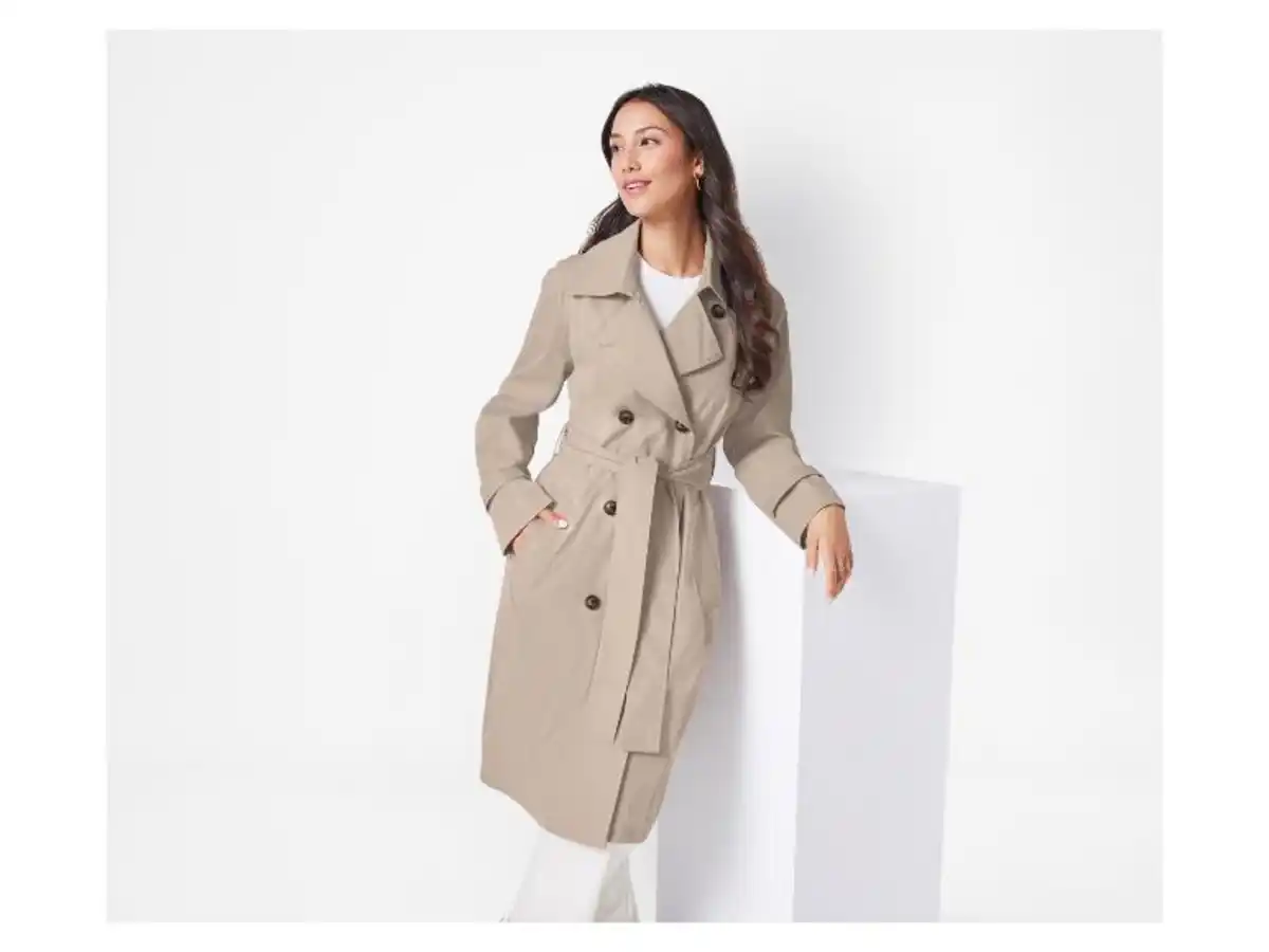 Bild 3 von esmara® Damen Trenchcoat mit Gehschlitz hinten