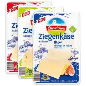 Chevrichou Ziegenkäse in Scheiben