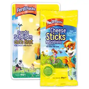 Ferdi Fuchs Cheese Sticks Mozzarella / Gouda Scheiben