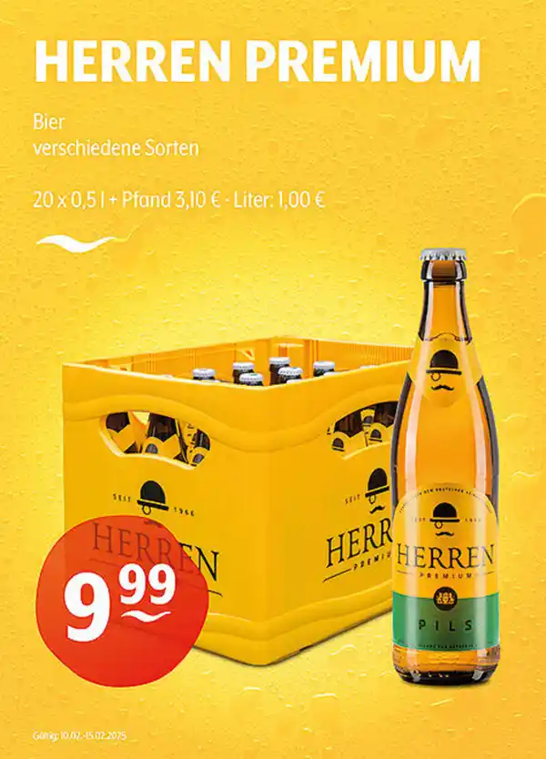 Bild 1 von HERREN PREMIUM Bier verschiedene Sorten