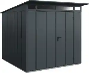 EcoStar Gerätehaus Elegant-P Typ 2 anthrazitgrau 247,9 x 283,4 x 232,3 cm