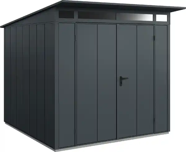 Bild 1 von EcoStar Gerätehaus Elegant-P Typ 2 anthrazitgrau 247,9 x 283,4 x 232,3 cm