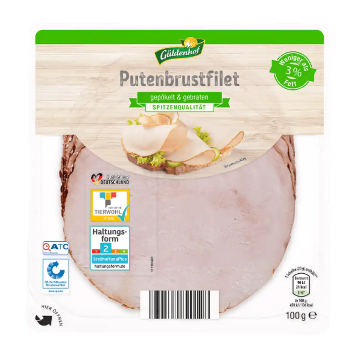 Bild 4 von GÜLDENHOF Geflügelbrustfilet 100g