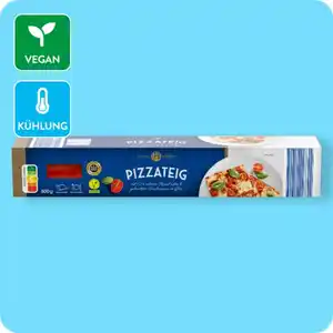 CUCINA NOBILE Pizzateig mit Tomatensauce, Separat zubereitete Sauce im Glas (200 g) und Pizzateig (400 g)