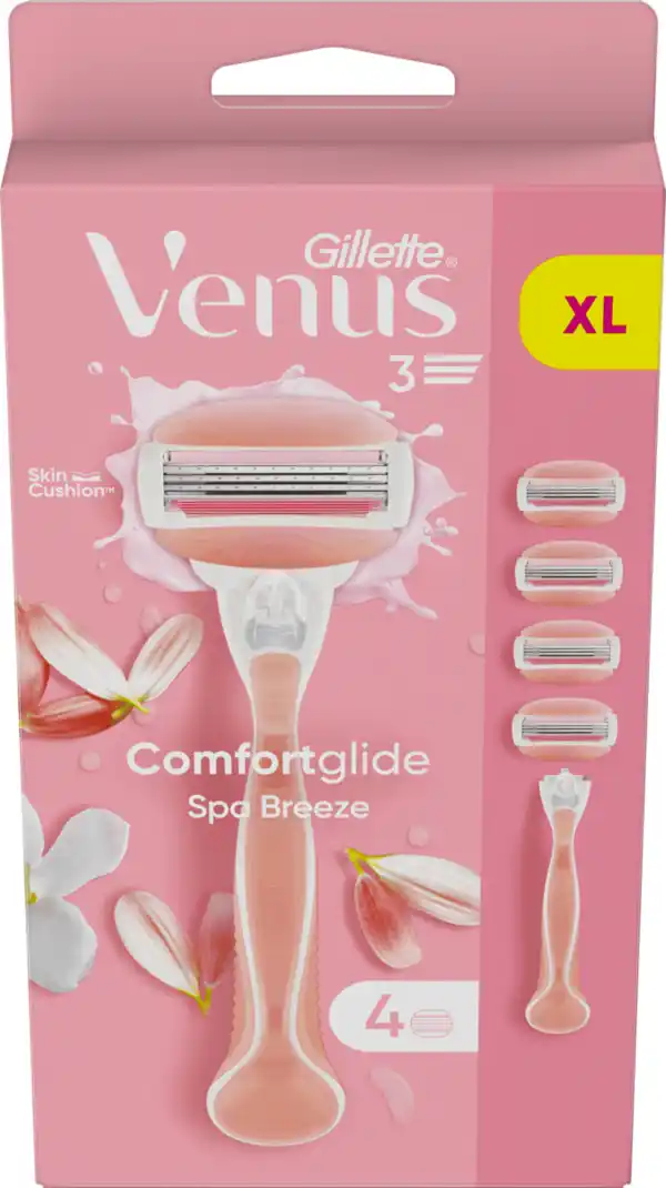 Bild 1 von Gillette Venus Rasierer, Comfortglide Spa Breeze Starterpack