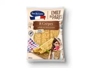 Duc de Coeur Crêpes mit Schokoladencremefüllung