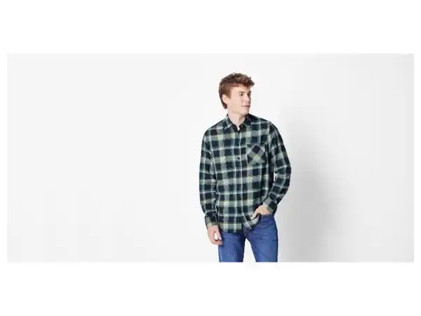 Bild 3 von LIVERGY® Herren Freizeithemd, aus weicher, wärmender Flanell-Qualität