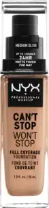 NYX PROFESSIONAL MAKEUP Foundation Can't Stop Won't Stop 24-Hour Medium 09 Olive