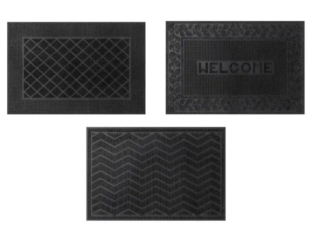 Bild 1 von LIVARNO home Outdoor-Schmutzfangmatte, aus wetterfestem Kautschuk, 40 x 60 cm