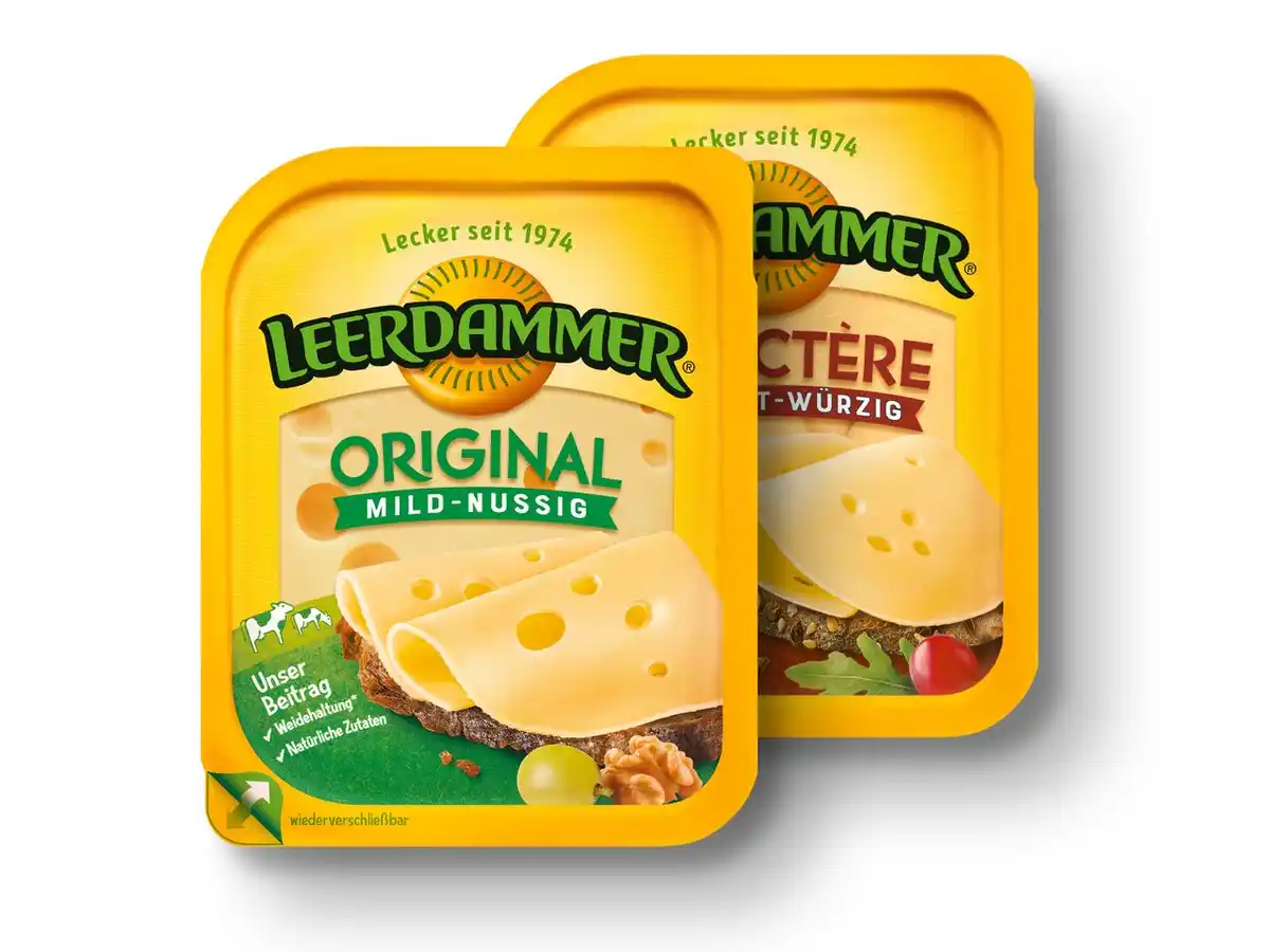 Bild 1 von Leerdammer Käsescheiben