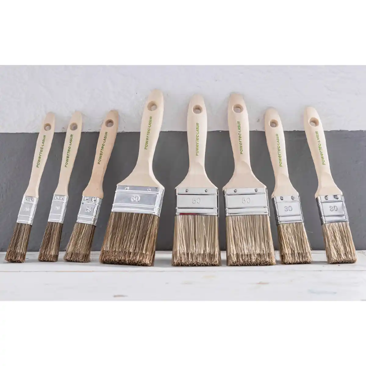 Bild 1 von Powertec Color Holz-Profi-Pinsel "PRO" 8tlg.