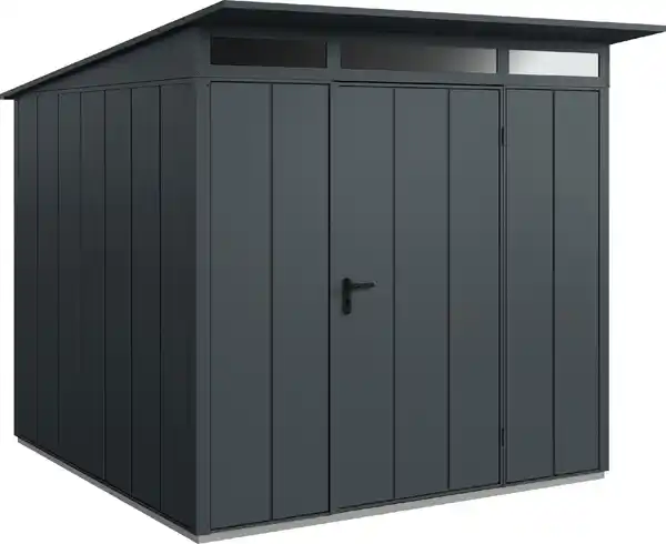 Bild 1 von EcoStar Gerätehaus Elegant-P Typ 2 anthrazitgrau 247,9 x 283,4 x 232,3 cm