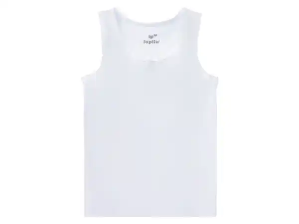 Bild 2 von lupilu® Kleinkinder Unterhemden, 3 Stück, mit Bio-Baumwolle