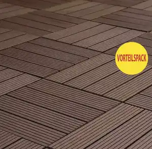 Terrassenfliesen aus WPC - 4er Set Vorteilspack