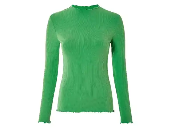 Bild 3 von esmara® Damen Langarmshirts, 2 Stück, aus weicher Ripp-Qualität