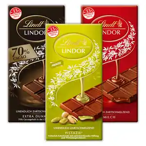 Lindt Lindor Lindor-Tafeln