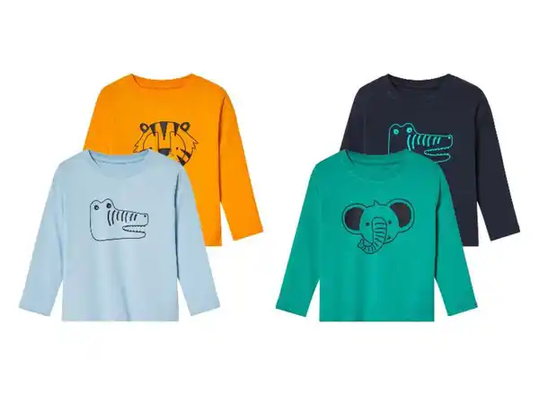 Bild 1 von lupilu® Kinder Langarmshirts, 2 Stück, aus reiner Baumwolle