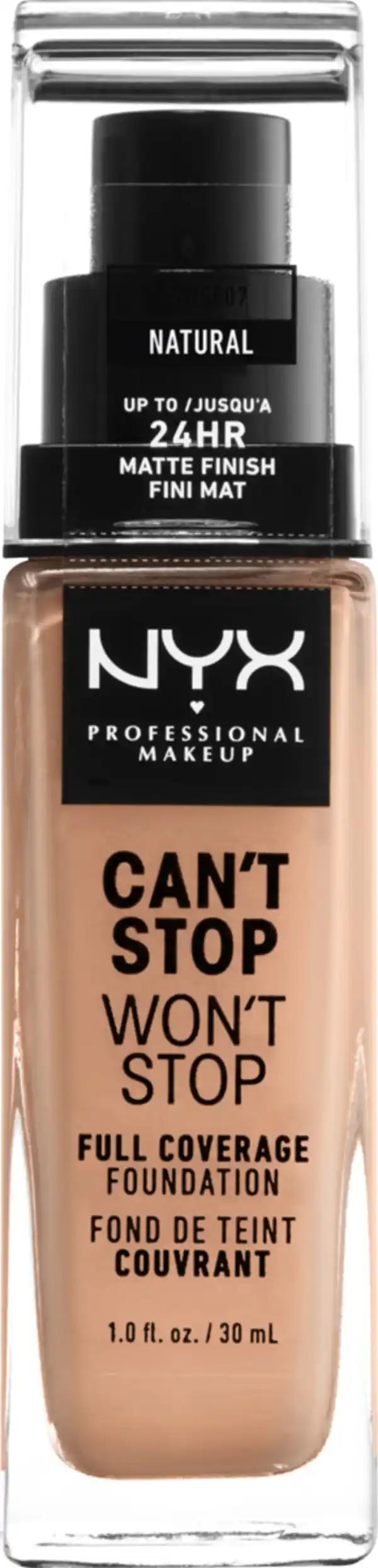 Bild 1 von NYX PROFESSIONAL MAKEUP Foundation Can't Stop Won't Stop 24-Hour Natural 07