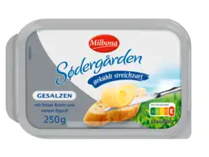 Milbona Sødergården, gesalzen,  250 g