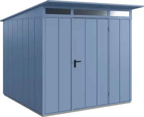 Bild 1 von EcoStar Gerätehaus Elegant-P Typ 2 taubenblau 247,9 x 283,4 x 232,3 cm