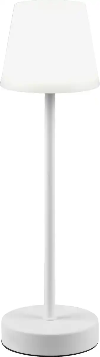 Bild 1 von Reality Leuchten LED Akku-Tischleuchte Martinez weiß matt 39 cm TW