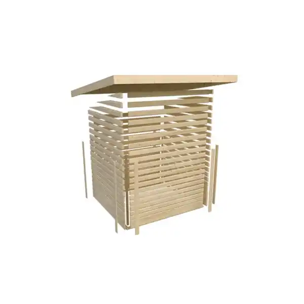 Bild 2 von KARIBU Saunahaus »Frauenburg«, 196x146x228 cm, mit Ofen