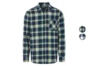 LIVERGY® Herren Freizeithemd, aus weicher, wärmender Flanell-Qualität