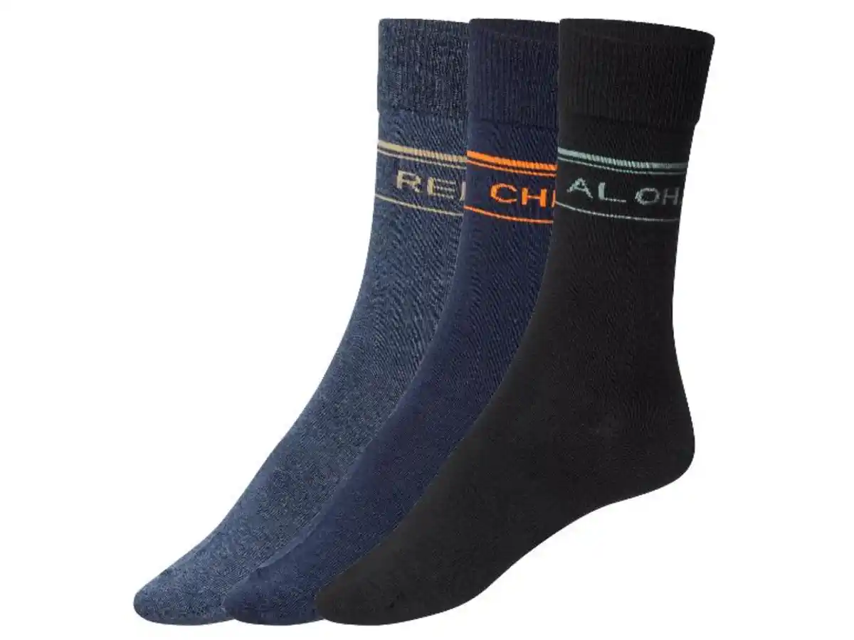 Bild 2 von LIVERGY® Herren Socken, 3 Paar, mit Bio-Baumwolle