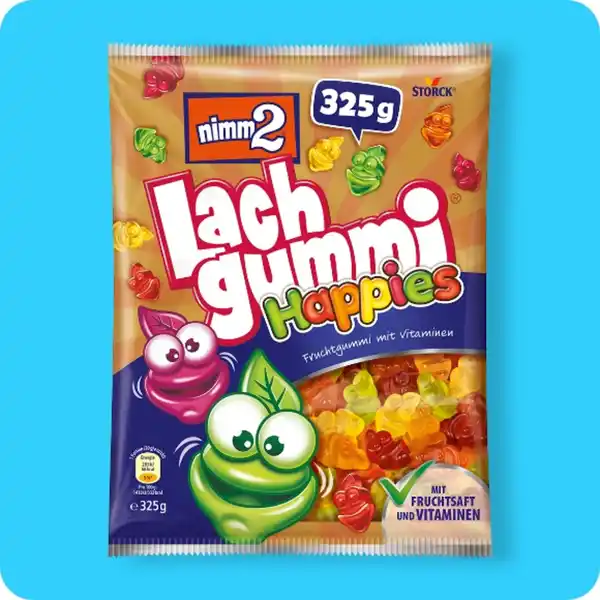 Bild 1 von STORCK® nimm2®  Lachgummi, Happies