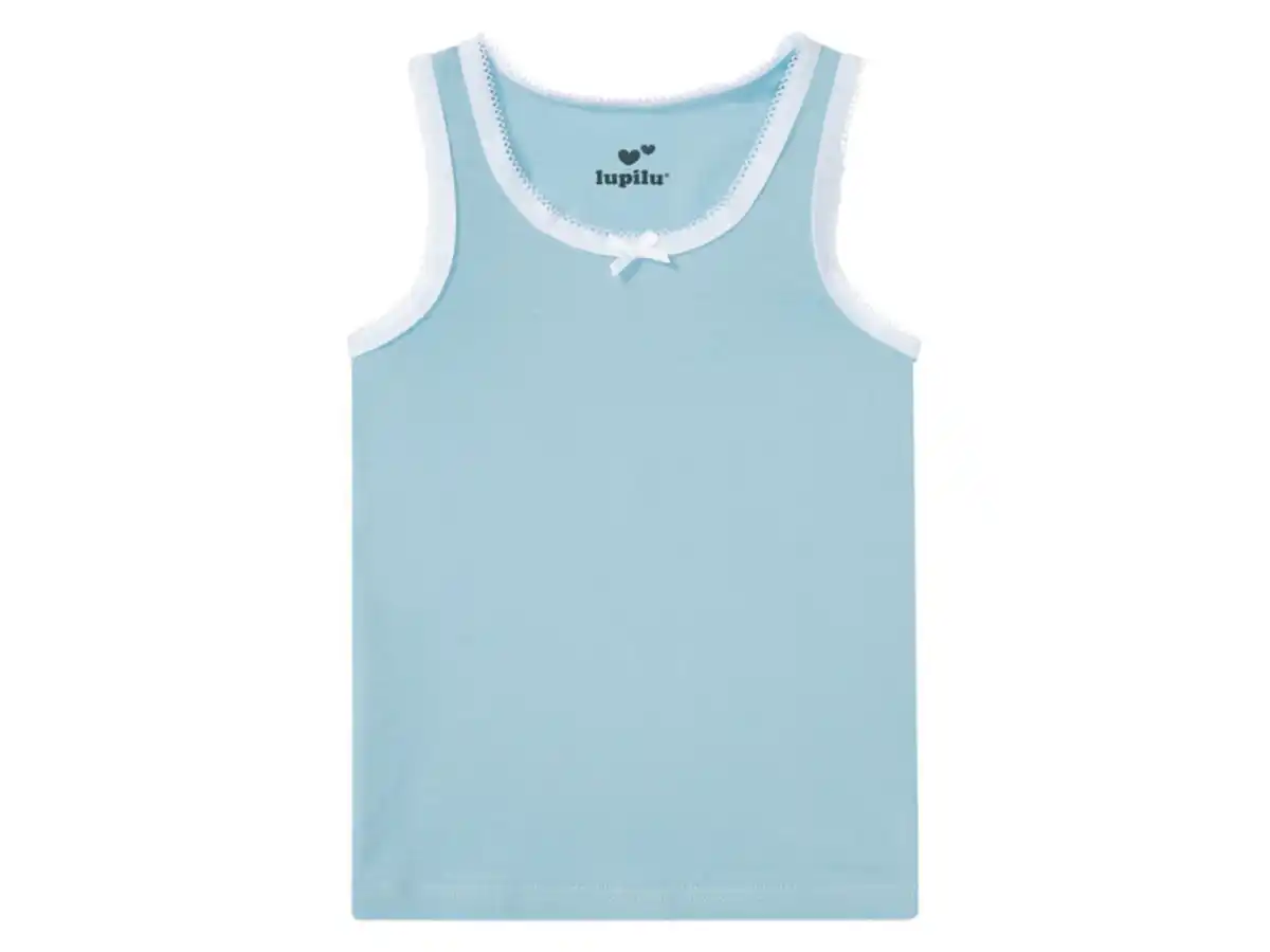 Bild 4 von lupilu® Kleinkinder Unterhemden, 3 Stück, mit Bio-Baumwolle