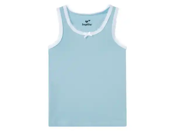 Bild 4 von lupilu® Kleinkinder Unterhemden, 3 Stück, mit Bio-Baumwolle